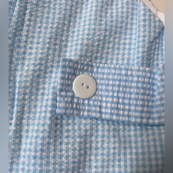 Wish Upon A Star Gingham Short Jon Jon Easter NWOT Boutique Size 4T - Picture 6 of 6